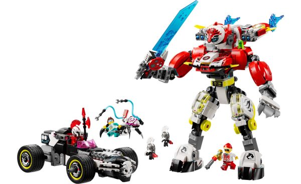 71497 | LEGO® DREAMZzz™ Cooper s Tiger Mech & Zero s Hot Rod Car For Cheap