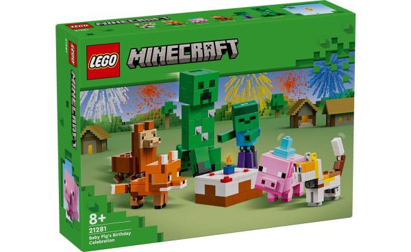 21281 | LEGO® Minecraft® Baby Pig s Birthday Celebration Sale