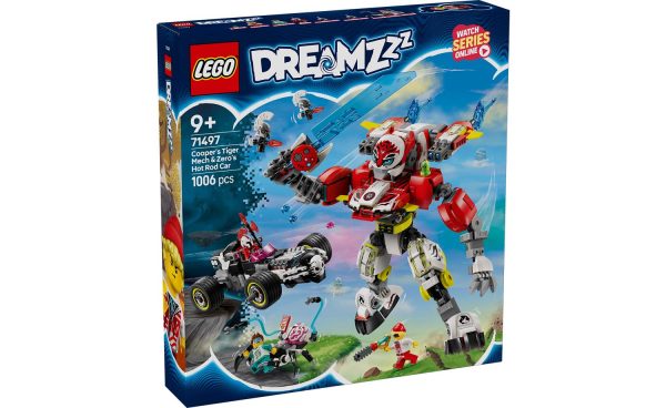 71497 | LEGO® DREAMZzz™ Cooper s Tiger Mech & Zero s Hot Rod Car For Cheap