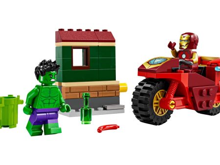 76287 | LEGO® Marvel Iron Man with Bike and The Hulk For Cheap