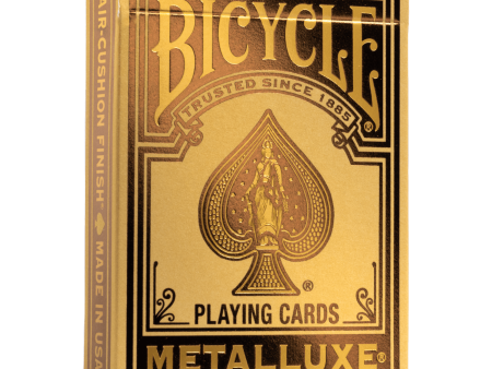 Bicycle Playing Cards - Metalluxe Holiday Gold Supply