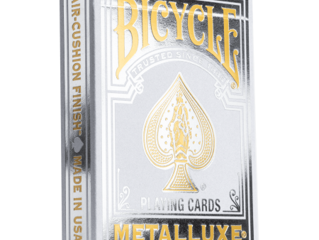 Bicycle Playing Cards - Metalluxe Silver Fashion