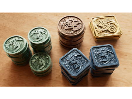 Dawn of Ulos - Metal Favor Tokens (59-Pieces) For Sale