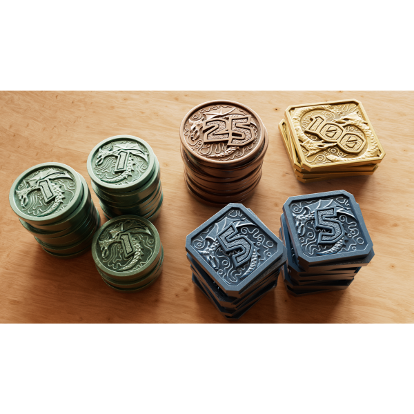 Dawn of Ulos - Metal Favor Tokens (59-Pieces) For Sale