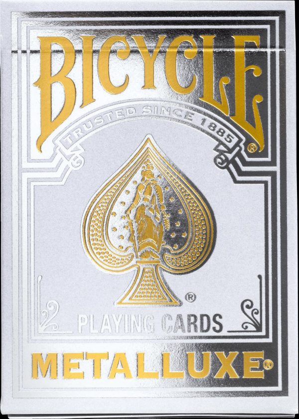 Bicycle Playing Cards - Metalluxe Silver Fashion