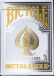 Bicycle Playing Cards - Metalluxe Silver Fashion