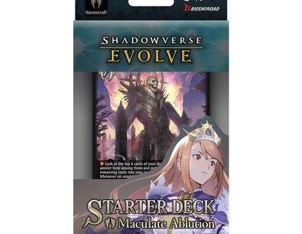 Shadowverse Evolve - Starter Deck #6 - Maculate Ablution Online Sale