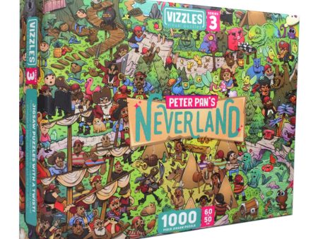 Vizzles Puzzle: Peter Pan s Neverland (1000 Pieces) Online Sale