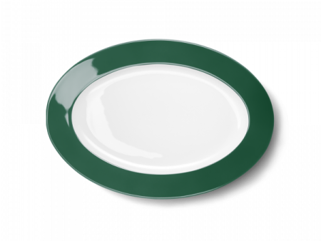 Dibbern Oval Platter Dark Green (29cm) 2021900046 Online Sale